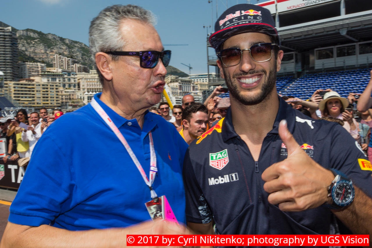 Daniel likes podiums!