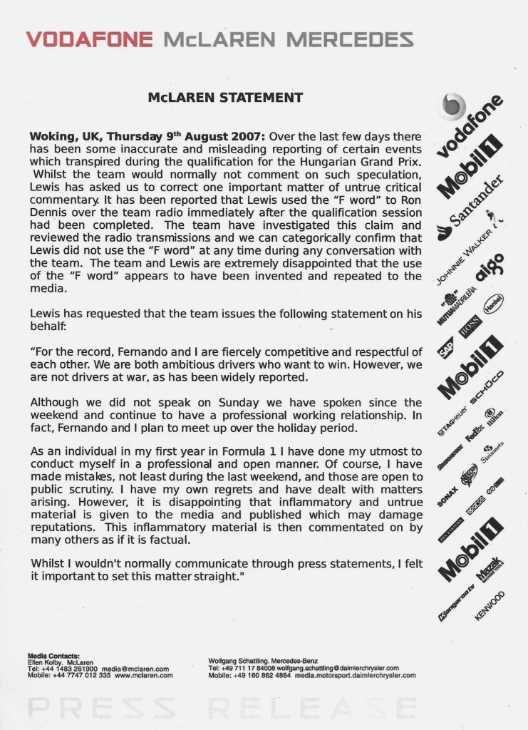 Feck! It's a scandal.