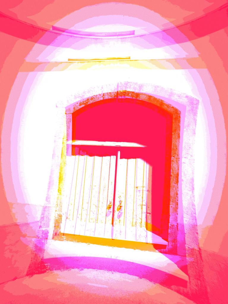 A red door