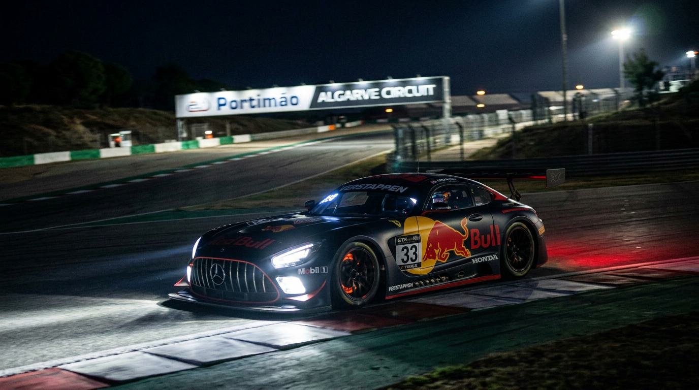 Red Bull Honda race car number 33 at Portimão Algarve Circuit